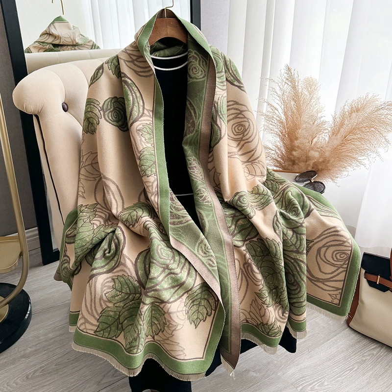 Mens Fashion Poncho - Kadın Erkek Sonbahar Kış Retro Kaşmir