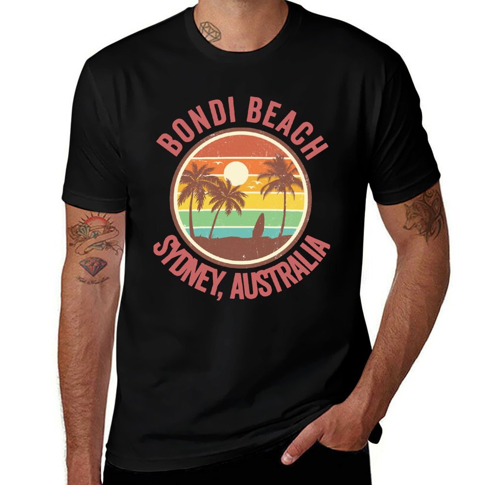 Men'S Fashion Sydney - Retro Bondi Beach Sidney Avustralya Gün