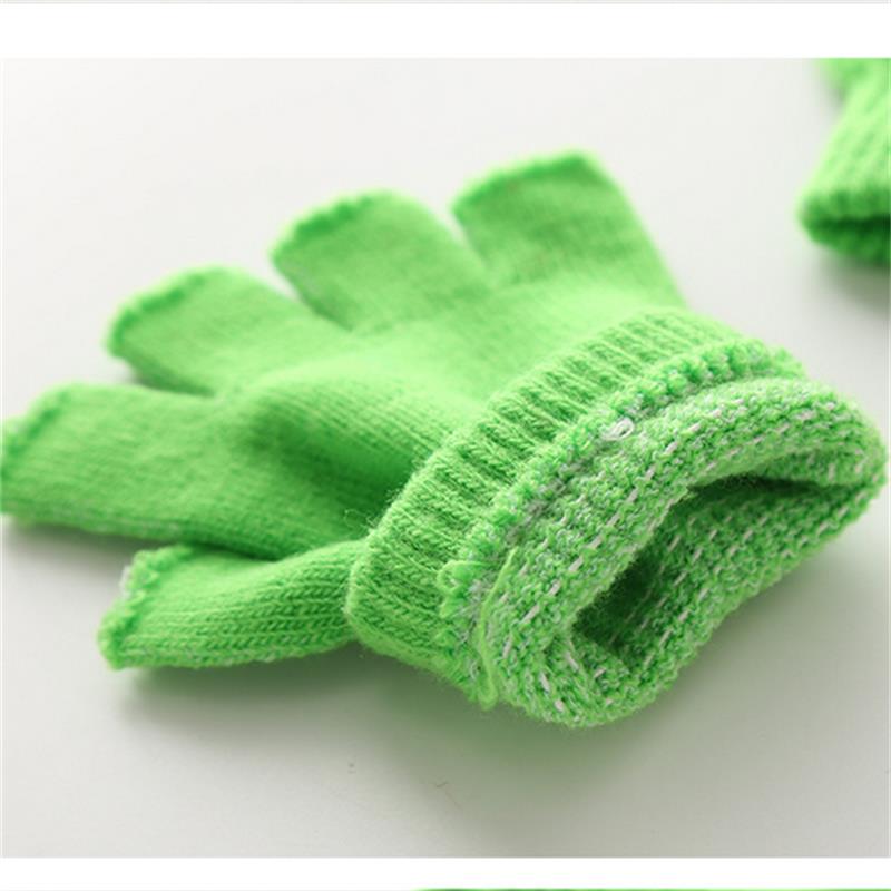 Men'S Fashion Gloves - 1 çift Unisex siyah yarım parmak