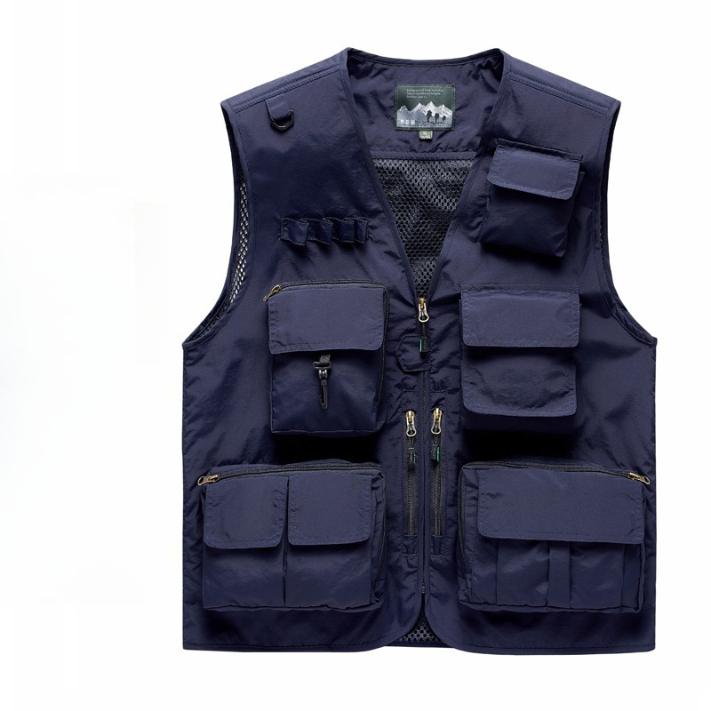 Men Fashion Photography - Unisex Kargo Yelek Yaz Modası Nefes