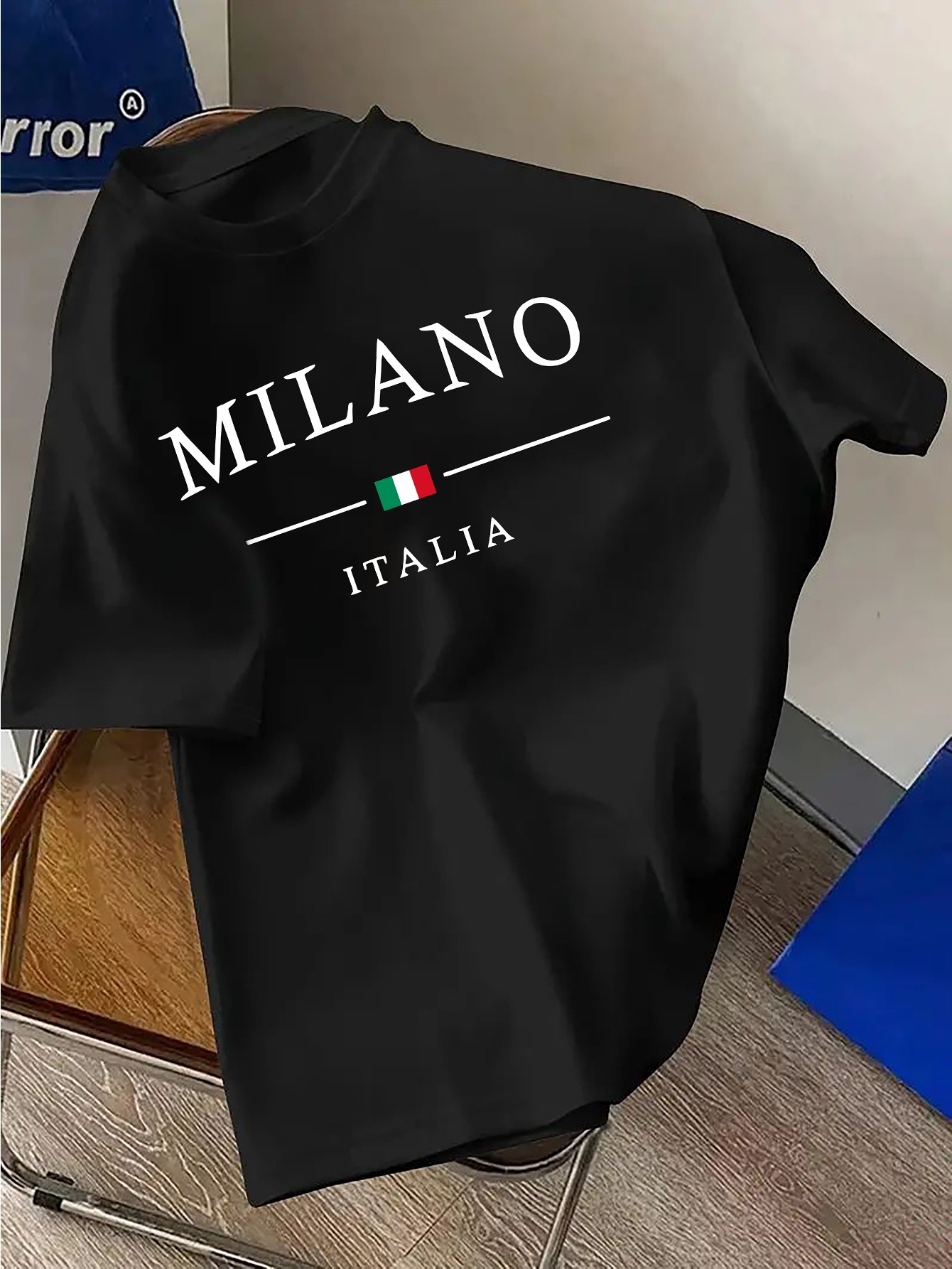 Milan Men'S Fashion - Erkek %100 saf pamuklu yazlık gündelik