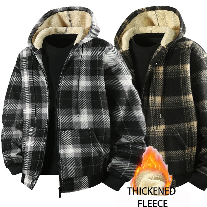 Men'S Fashion Zipper Jacket - Yeni Moda Polar Astarlı Erkek Günlük