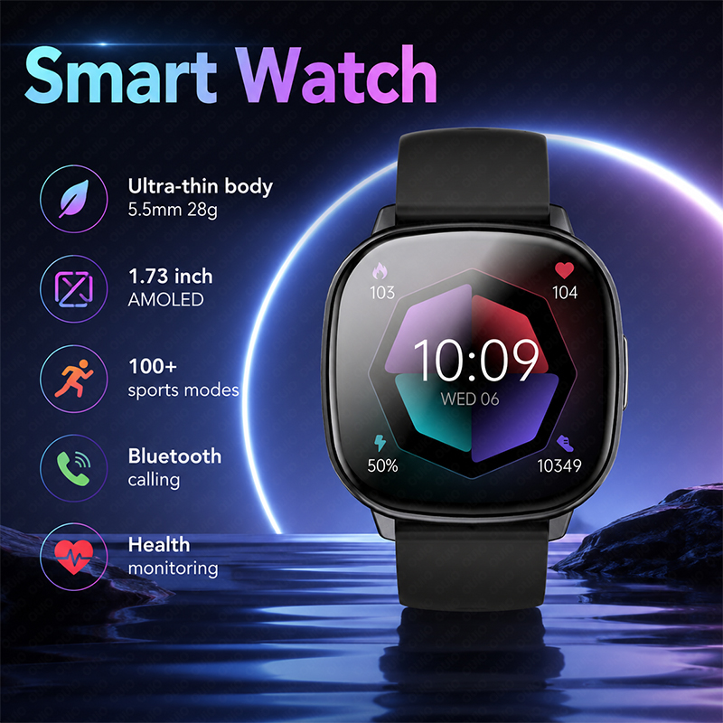 Men'S Fashion Week 2026 - Akıllı Saat HD17 Air AMOLED Fitness
