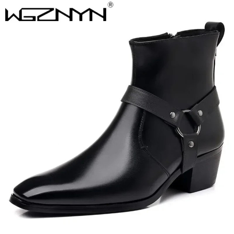 Men'S Fashion For Wedding - 2026 erkek moda tasarımcısı Chelsea çizmeler