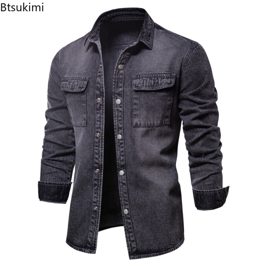 İlkbahar Sonbahar Erkek Modası - Jeans Shirt Fashion For Men incelemesi ve fiyatı