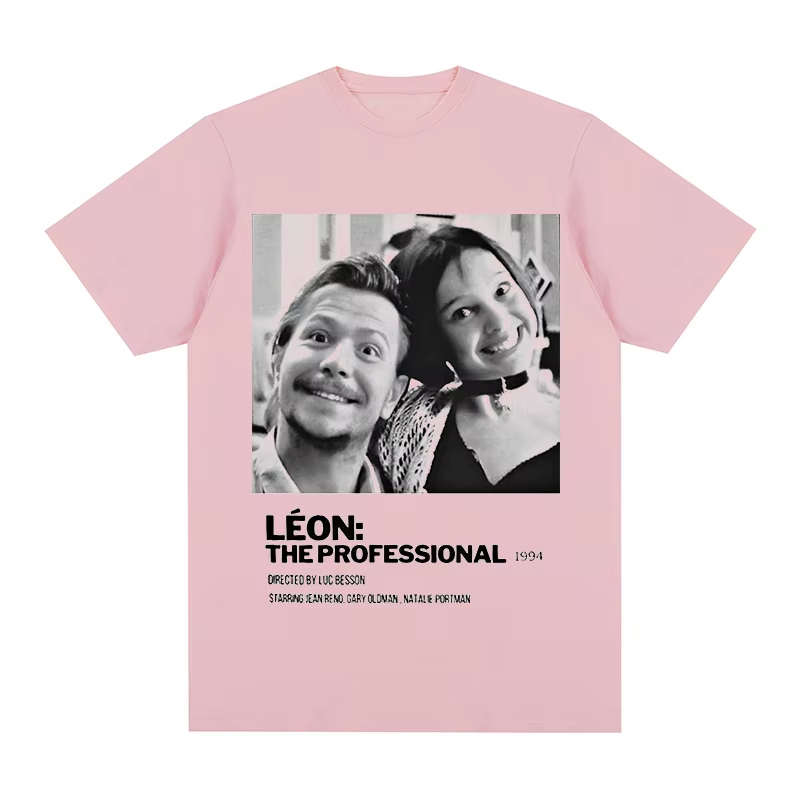 Léon Vintage T-shirt Film Prof - Jeans Shirt Fashion For Men incelemesi ve fiyatı