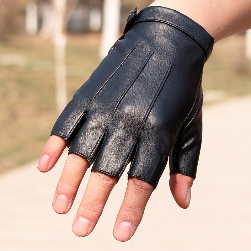 PU Deri Parmaksız Eldiven Erke - Men'S Fashion Gloves incelemesi ve fiyatı