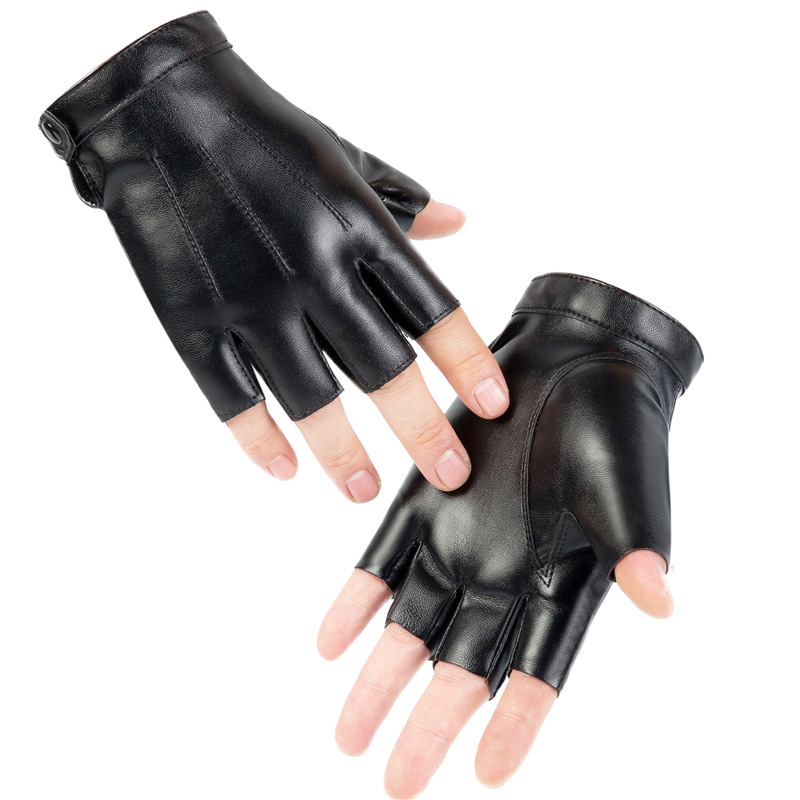 PU Deri Parmaksız Eldiven Erke - Men'S Fashion Gloves incelemesi ve fiyatı