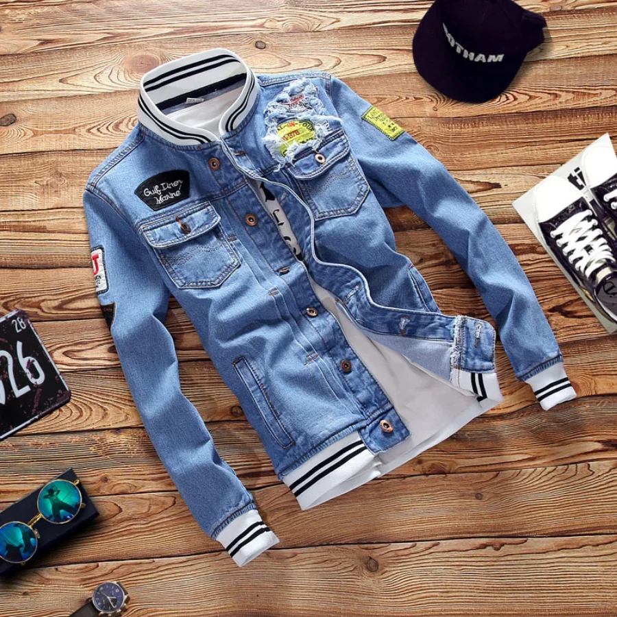 Yeni 2026 Erkek Kot Ceketleri  - Bomber Jacket Men incelemesi ve fiyatı