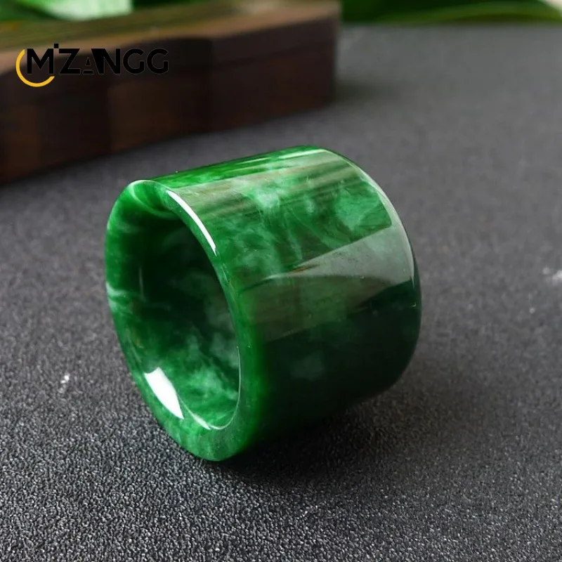 Doğal Myanmar Jadeite yüzük çi - Men'S Fashion For Wedding incelemesi ve fiyatı