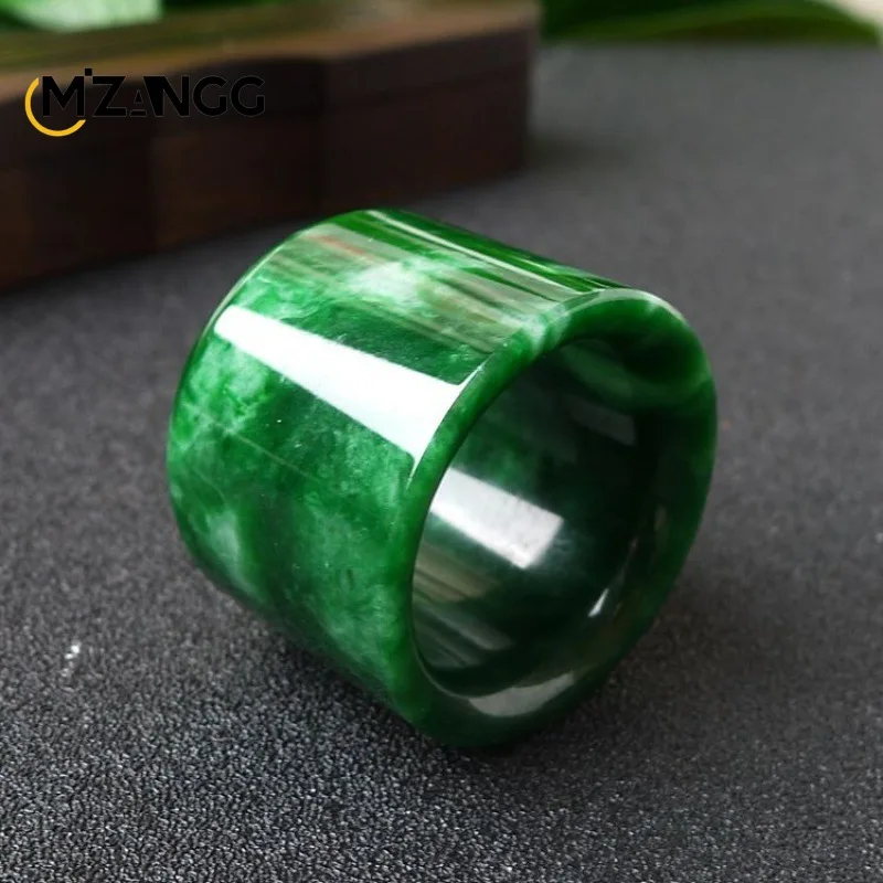 Doğal Myanmar Jadeite yüzük çi - Men'S Fashion For Wedding incelemesi ve fiyatı