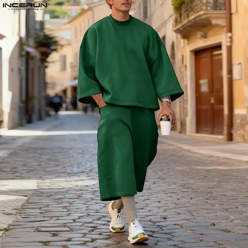 INCERUN Erkekler Setleri Düz R - Men'S Fashion Pants incelemesi ve fiyatı