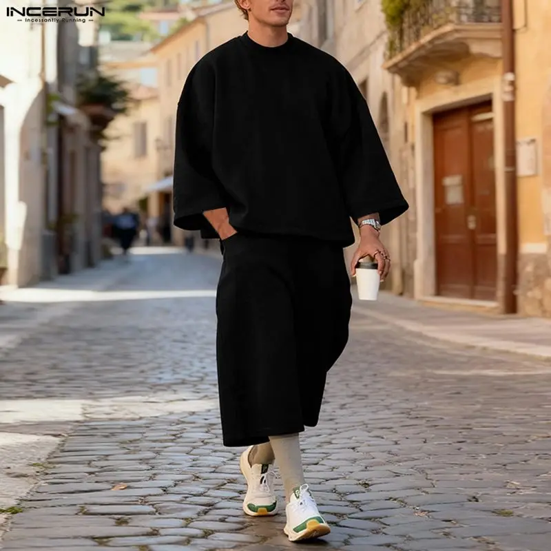 INCERUN Erkekler Setleri Düz R - Men'S Fashion Pants incelemesi ve fiyatı