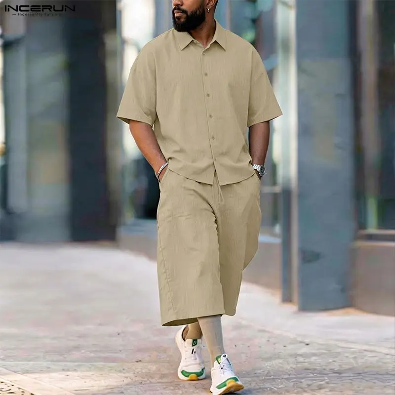 INCERUN erkek Setleri Katı Yak - Men'S Fashion Pants incelemesi ve fiyatı