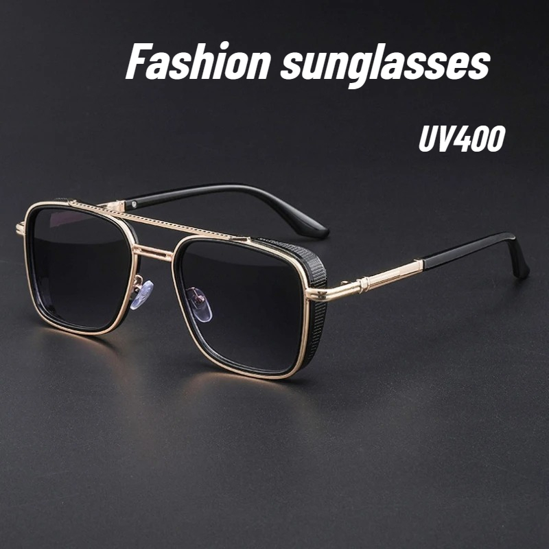 Retro Oval Çerçeveli Güneş Göz - Men Fashion Photography incelemesi ve fiyatı