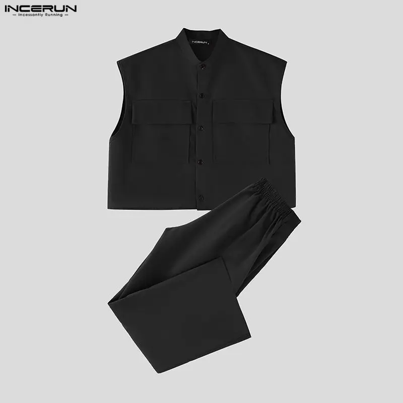 INCERUN Erkek Setleri Katı Kol - Men'S Fashion Pants incelemesi ve fiyatı