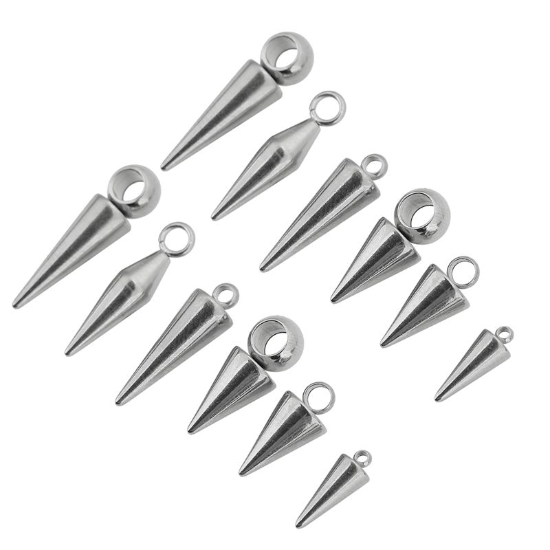 10 adet Paslanmaz Çelik Koni C - Men'S Fashion Jewelry incelemesi ve fiyatı