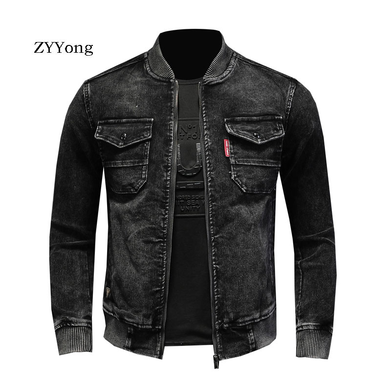 Standı yaka bombacı pilotu siy - Bomber Jacket Men incelemesi ve fiyatı