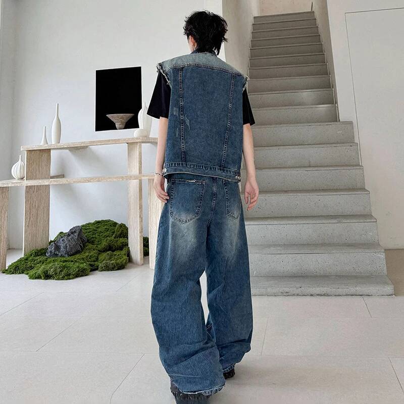 LUZHEN 2026 Yaz Denim Iki parç - Men'S Fashion For 2026 incelemesi ve fiyatı