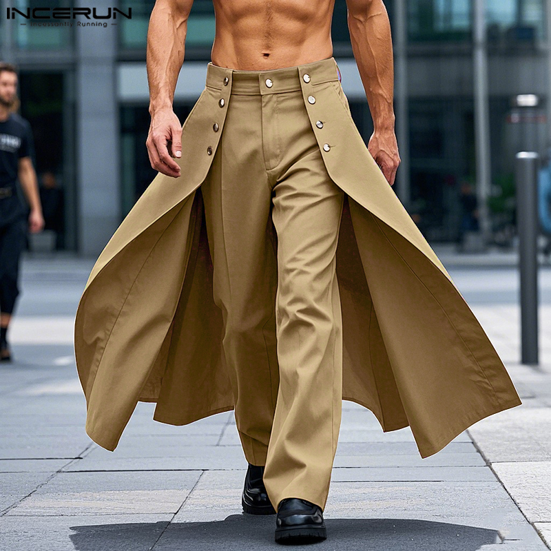 INCERUN Erkekler Düzensiz Pant - Men'S Fashion Pants 2025 incelemesi ve fiyatı