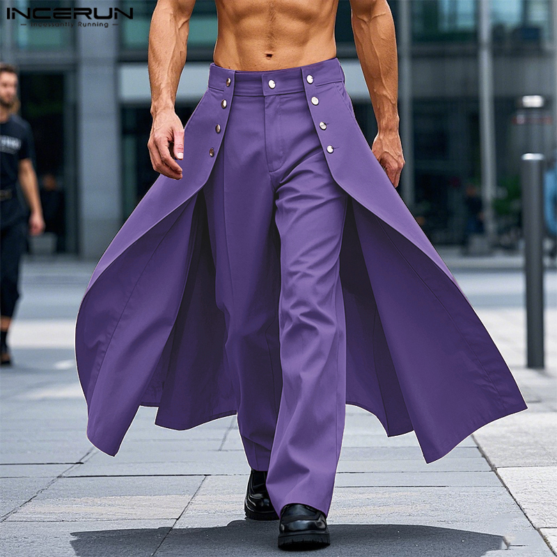 INCERUN Erkekler Düzensiz Pant - Men'S Fashion Pants 2025 incelemesi ve fiyatı