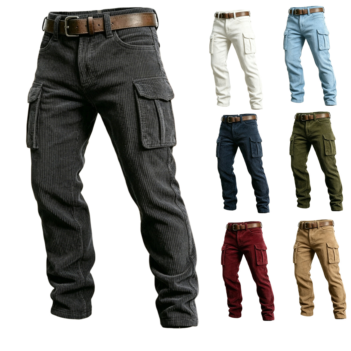 2025 İlkbahar Yaz Şık Düz Karg - Men'S Fashion Pants 2025 incelemesi ve fiyatı