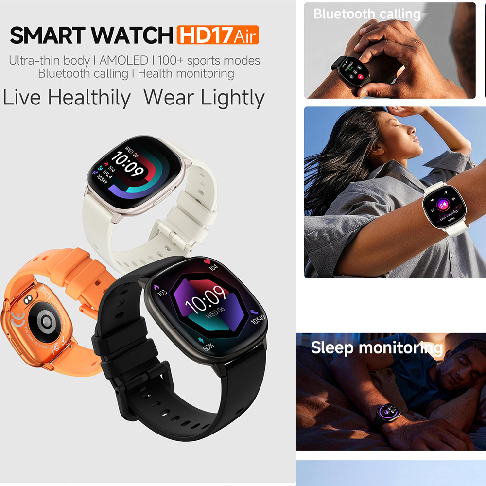 Akıllı Saat HD17 Air AMOLED Fi - Men'S Fashion Week 2026 incelemesi ve fiyatı