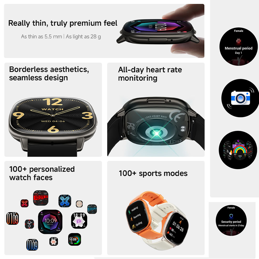 Akıllı Saat HD17 Air AMOLED Fi - Men'S Fashion Week 2026 incelemesi ve fiyatı