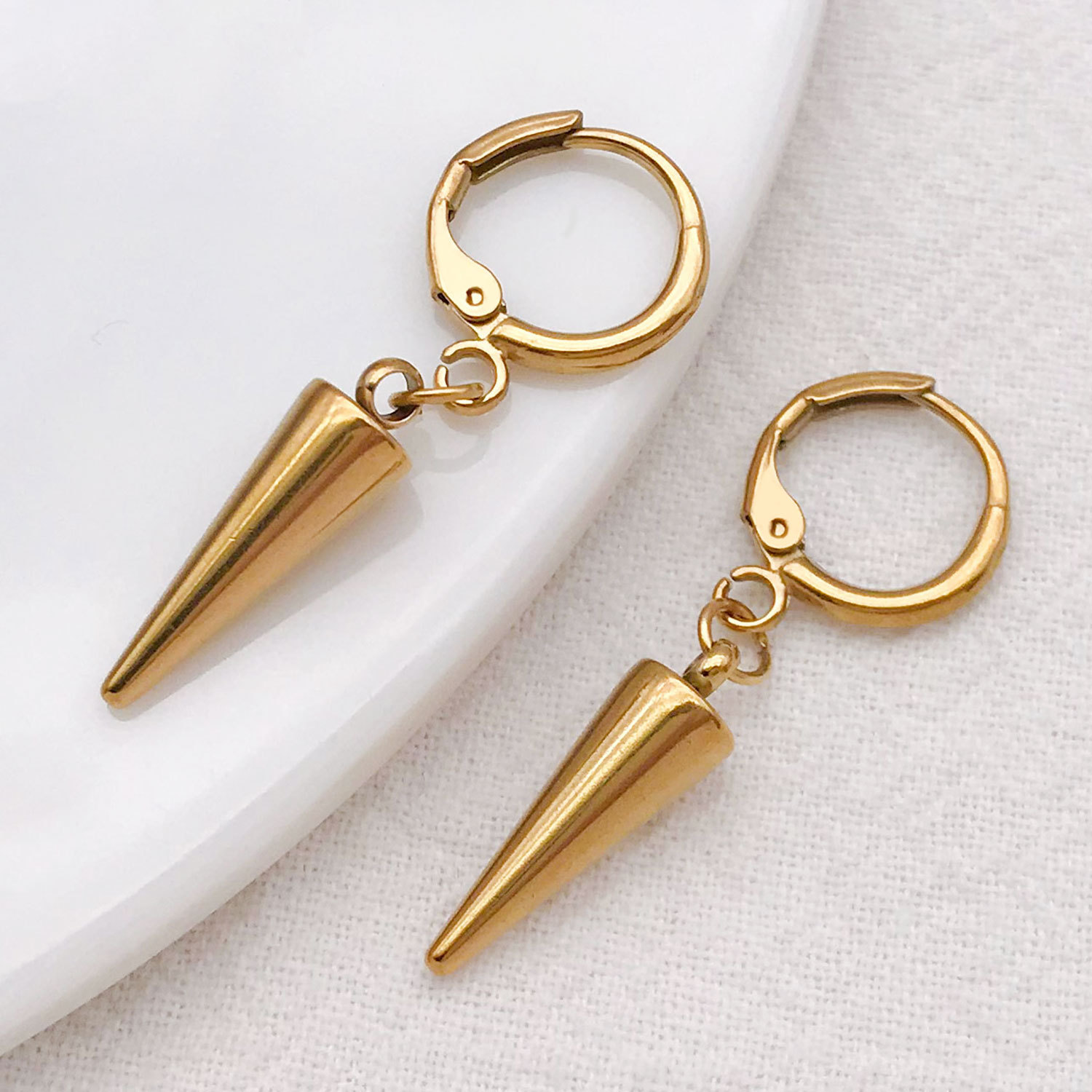 8 adet paslanmaz çelik koni ta - Men'S Fashion Jewelry incelemesi ve fiyatı