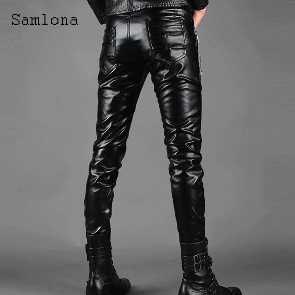 Seksi Grunge Pu Deri Pantolon  - Men'S Fashion Pants 2025 incelemesi ve fiyatı