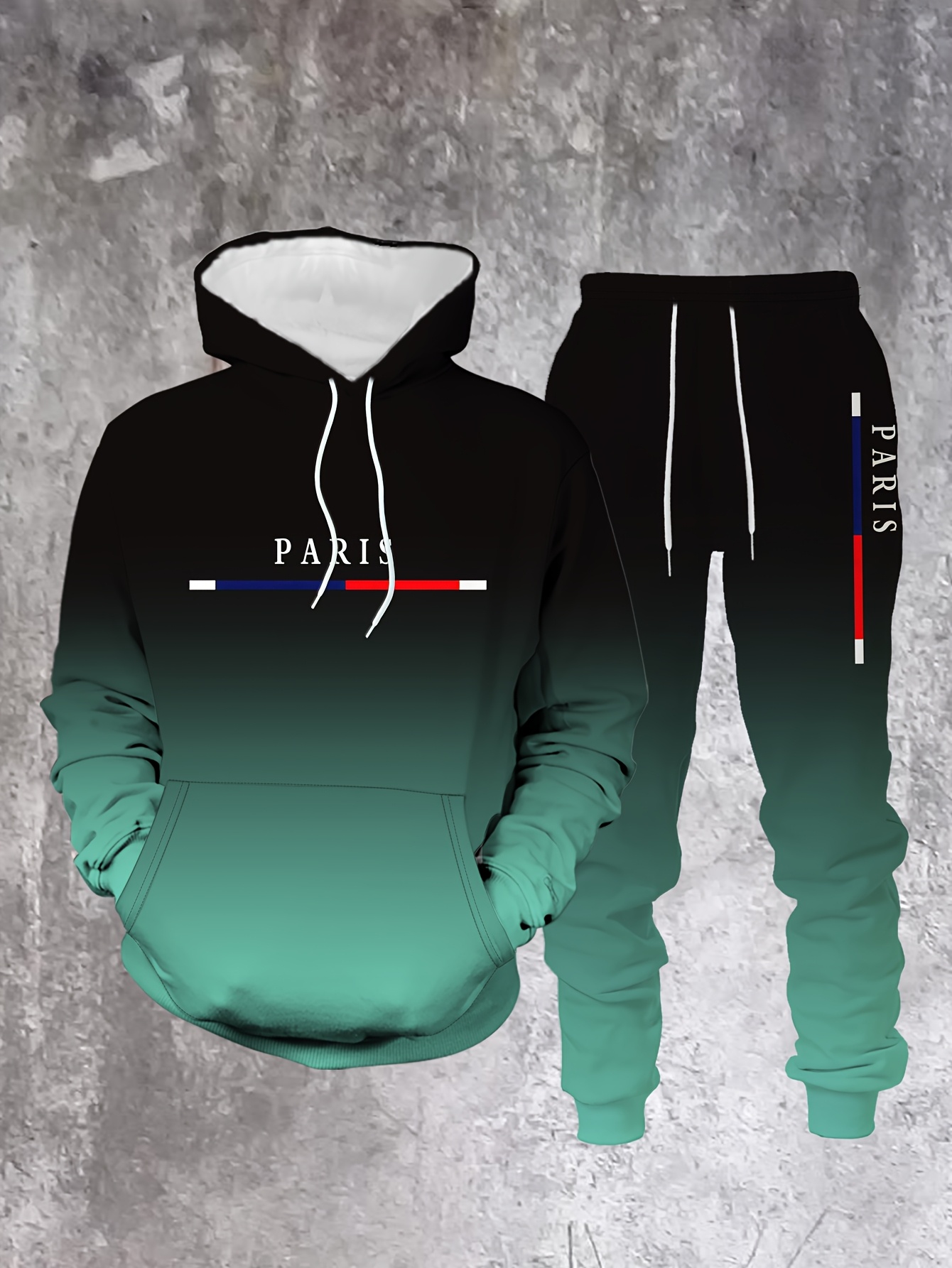 Degrade Renkli Paris Eşofman T - Paris Fashion Men incelemesi ve fiyatı
