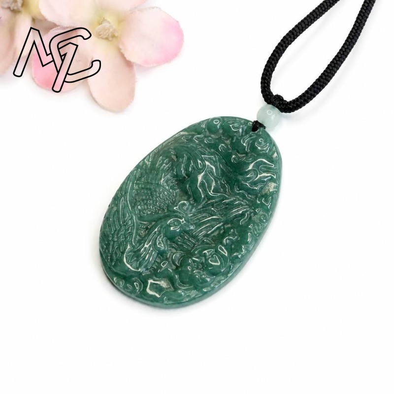 Gerçek Doğal Zümrüt Yeşim Mavi - Men'S Fashion Jewelry incelemesi ve fiyatı
