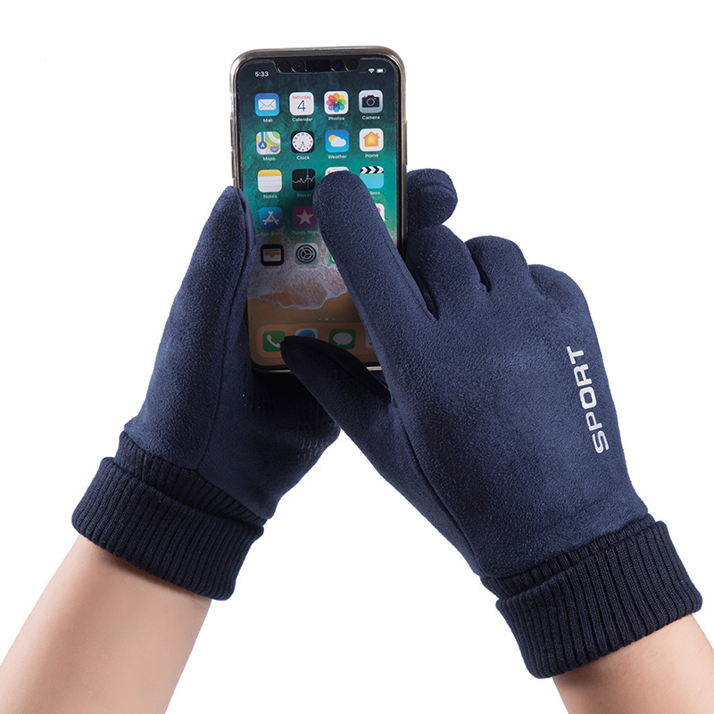 Erkekler kış süet deri peluş k - Men'S Fashion Gloves incelemesi ve fiyatı