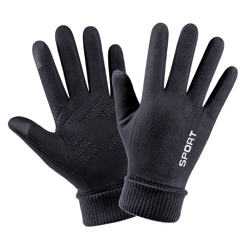 Erkekler kış süet deri peluş k - Men'S Fashion Gloves incelemesi ve fiyatı