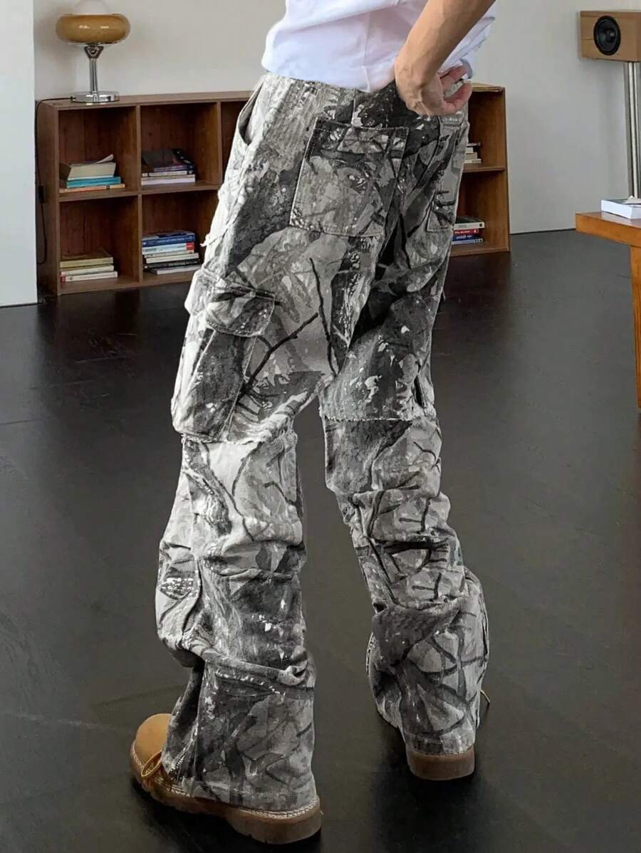 Yaprak Baskılı Erkek Modası Ka - Men'S Fashion Trousers incelemesi ve fiyatı