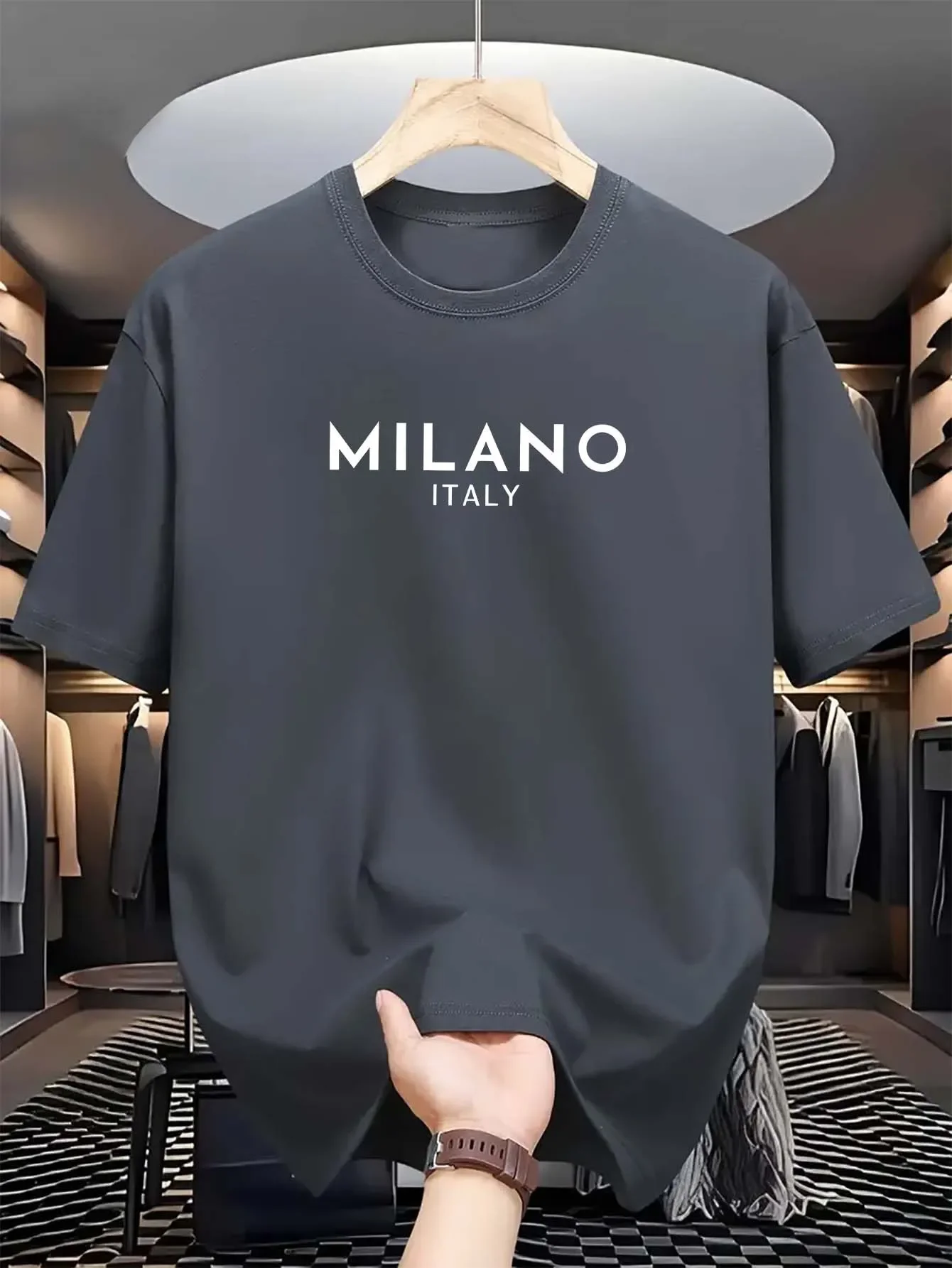 Milan İtalyan Yuvarlak Yaka Ba - Milan Men'S Fashion incelemesi ve fiyatı